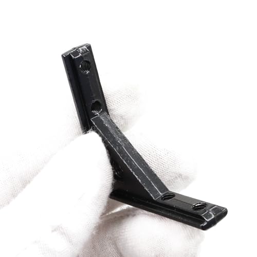 20Pcs 2020 Aluminum Extrusion Black Corner Bracket T Slot Inside L Shape Joint Angle Hardware Panel Mount Connector with Screws for 20 Series 20/20 2040 V Slot Extruded Aluminum Profile - style: 20 sets with M4