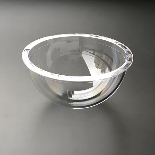 4 Inch Polycarbonate Clear CCTV Security Camera Dome Cover Round Camera Lens Transparent Plastic Cap, Decoration Display Cover, Replacement Dome Cover Outer Diameter 100mm