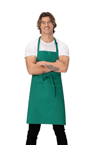 Chef Works Unisex Butcher Apron - color: Kelly Green