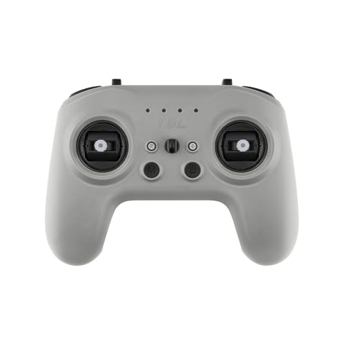 Radiomaster T8L ELRS 2.4GHz Radio Transmitter, 204g Lightweight Screenless Remote Controller with Hall-Effect Gimbals, USB-C Charging & Simulator Compatibility for FPV Drones (Grey) - color: Grey