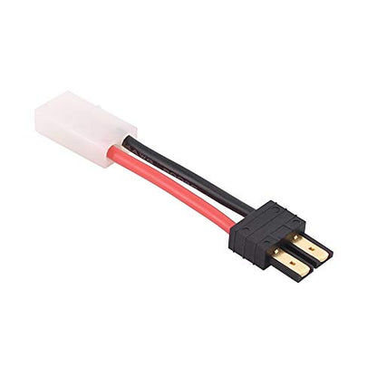 4pcs Compatible with Big Tamiya Female RC Connector Adapter with 14awg 5cm Wire(C88-4)