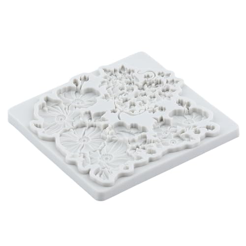 Flower Polymer Clay Molds Daisy Flower Heart Silicone Mold - color: Style K