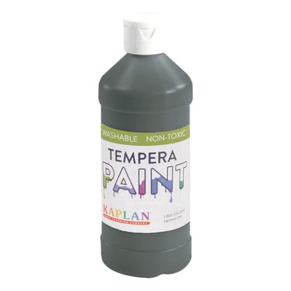 Kaplan Early Learning Company Kaplan Washable Tempera Paint - 16 oz - Set of 8