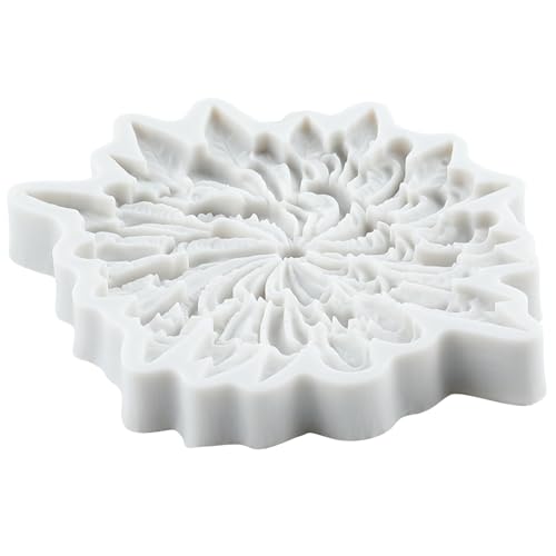 Flower Polymer Clay Mold Chrysanthemum Flower Silicone Molds - color: Style D