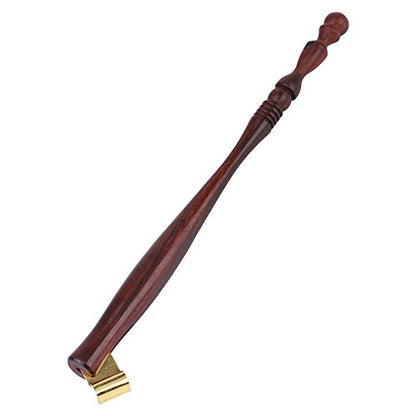 Walfront Calligraphy Pen Nib Holder, Comic Dip Wood Pen Nib Holder with Removable Adjustable Brass Flange