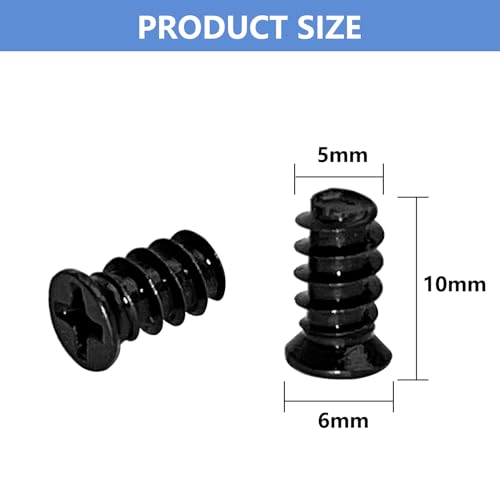 50PCS M5x10mm PC Fan Screws Kit for 60-140mm Case & Radiator - size: M5 Screws 50PCS