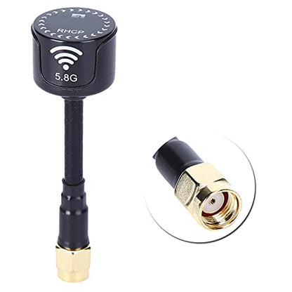 5.8Ghz 3dBi RHCP FPV Antenna for Long Range Quadcopter Drone Racing (RP-SMA Inner Hole)