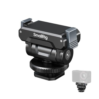 SMALLRIG Cold Shoe Adapter Mount for DJI Osmo 360 / Action 5 Pro / 4/3 - style: Cold Shoe Mount-Aluminum