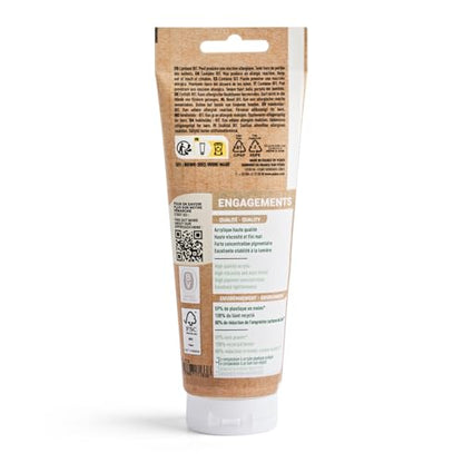 PEBEO Origin Acrylics 120ml Matte Acrylic Paint, Raw Umber - color: Raw Umber