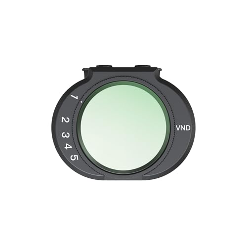 Potensic ND Filter Compatible with Atom 2 Drone, Only for F1.8 Aperture, ND2 to ND 32, 5 Stops Adjustment, Drone Lens Accessory