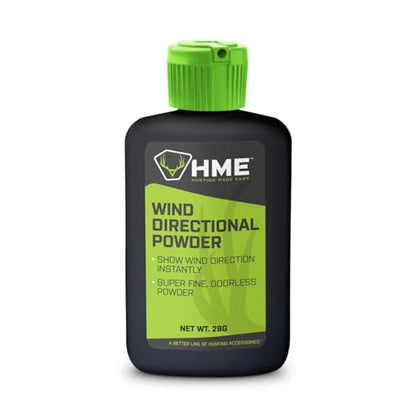 HME Wind Indicator Portable Pocket Size Lightweight Convenient Simple to Use Wind Direction Detection Powder - 28 Grams Capacity - size: One Size