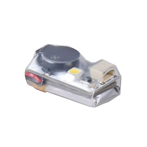SpeedyBee FPV Drone Buzzer, Alarm Beeper with Internal Battery Beacon LED 110dB Alarm for F405 F7 Flight Controller GPS Tracker FPV Drone Airplane