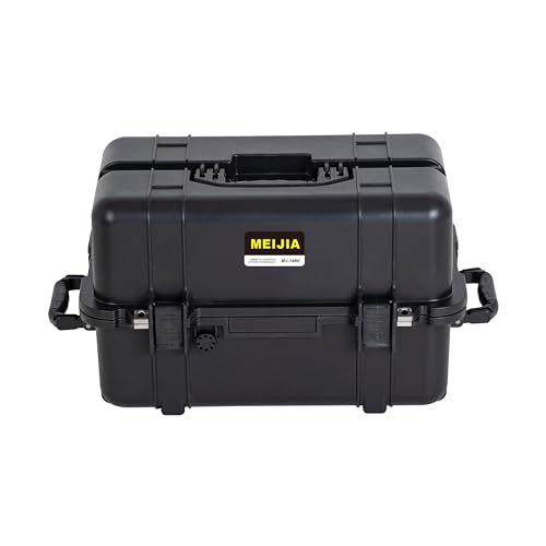 MEIJIA All Weather Waterproof Hard Camera Case,Hard Case,With Customized Fit Foam Included, Elegant Black,Fit for Drones,camera,lens (20.87"x12.72"x12.76") - size: 20.87" x 12.72" x 12.76"