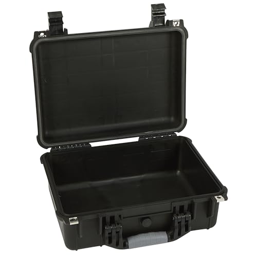 Strongway 16in. Plastic Waterproof Storage Case With Foam, Ammo Box, Fit Use of Drones, Camera, Equipments, Pistols - color: Black