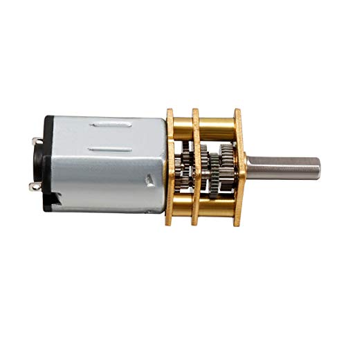 2Pcs DC 3V 100RPM N20 Torque Geared Gearbox Gear Box Micro Electric Motor - size: 3V 100RPM