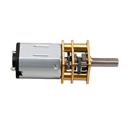 2Pcs DC 3V 100RPM N20 Torque Geared Gearbox Gear Box Micro Electric Motor - size: 3V 100RPM