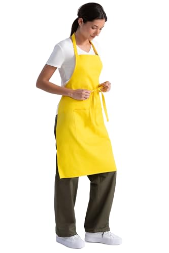 Chef Works Unisex Butcher Apron, Lemon, One Size - color: Lemon