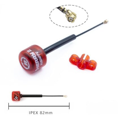 RushFPV Cherry2 5.8G FPV Antenna IPEX UFL RHCP 82mm for FPV Quadcopter Racing Drone