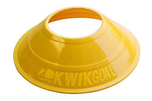 Kwik Goal Mini Disc Cone Kit (50-Pack) - color: Yellow/Orange