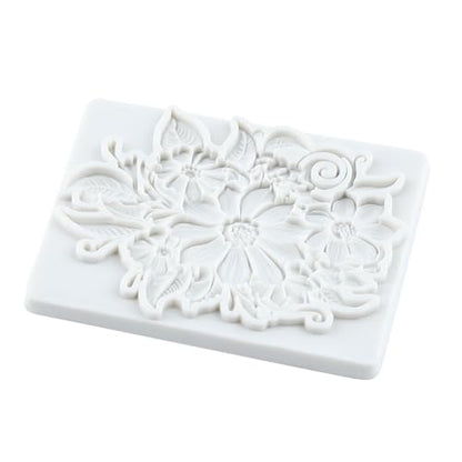 Flower Polymer Clay Mold Baroque Flower Lace Silicone Molds - color: Style H