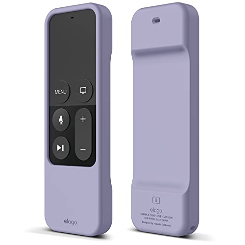 elago R1 Intelli Case for Apple TV 4K Siri Remote 1st Gen - color: Lavender Grey