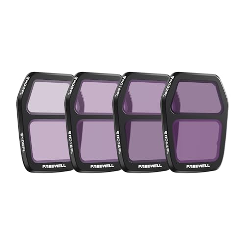 Freewell Bright Day Split ND/PL Filters for Air 3S - style: Bright Day ND/PL Kit