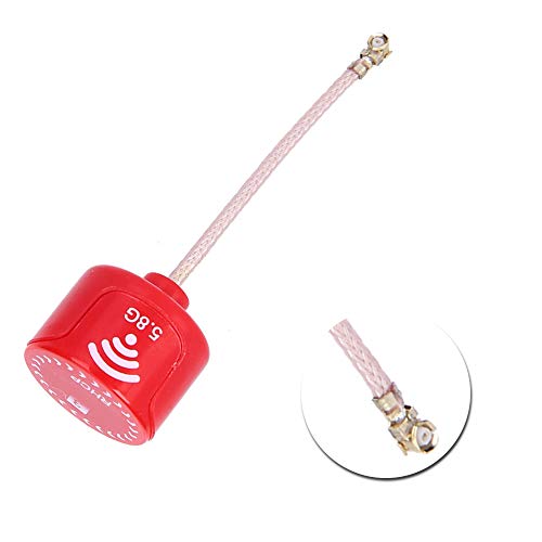 5.8Ghz 3dBi RHCP High Gain Antenna for FPV Racing Drone RC Parts Accessory Red (UFL
