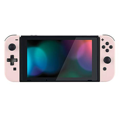 eXtremeRate Cherry Blossoms Pink DIY Housing (D-Pad Version) with Full Buttons for Joycon Handheld Controller, Replacement Shell Case for Nintendo Switch & Switch OLED [Only the Shell, NOT the Joycon] - color: Cherry Blossoms Pink
