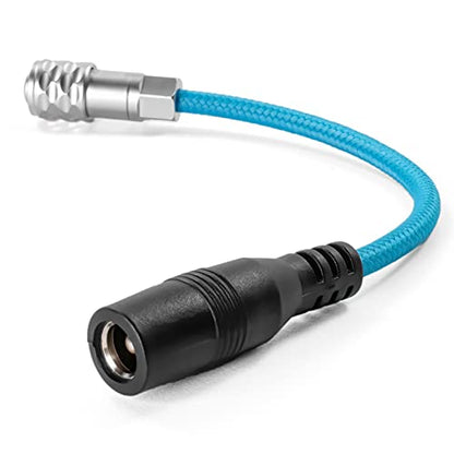 KONDOR BLUE BMPCC4K to DC 5.5/2.5 Barrel Socket Power Adapter Cable (Female) 6in 15cm Weipu Compatible with Blackmagic BMPCC 4K/6K