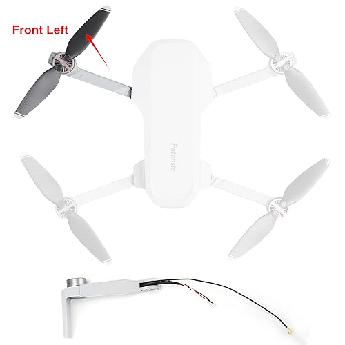 Generic Original Arm Spare Parts for Potensic ATOM SE 4K GPS Drone (Front Left Arm), Grey