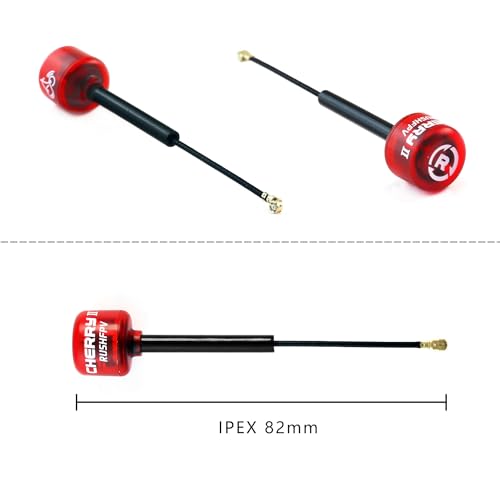 SoloGood Rush Cherry2 FPV 5.8G Antenna IPEX UFL RHCP LDS FPV Racing Antenna 82CM for FPV Quadcopter Racing Drone