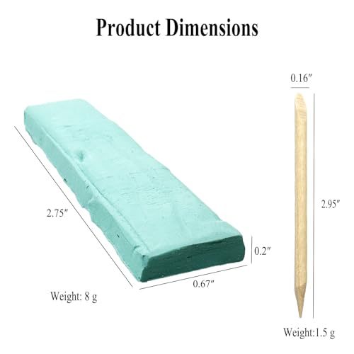 Watch Cleaning Putty Kit with Watchmaking Cleaning Putty Watch Cleaner Clay, Willow Sticks and 18CM Cleaning Cloth, for Wristwatch Wheel Pivot and Repair Tool - size: 13 in 1