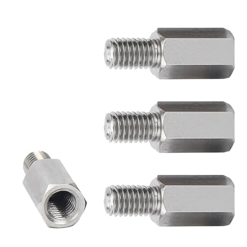 Kado M4x10mm Hex Stainless Steel Standoff Spacer Screw Set Nut Bolt 4pcs - style: 4-Pack