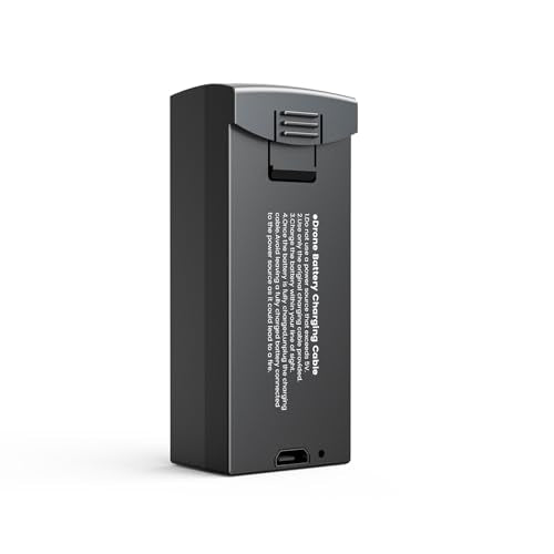 Battery & Charging Set for DEERC D20S Drone, Replacement Rechargeable Battery with USB Cable, Extend Flight Time up to 15 Minutes per Battery for Longer Fun
