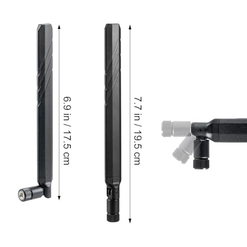 Cellular Trail Camera Replacement SMA Male Antenna Compatible with Spypoint LM2 Flex Flex-S Flex-M Flex-Dark Flex G-36 Moultrie Edge Spartan Covert 4G LTE Cellular Trail Camera, 2-Pack
