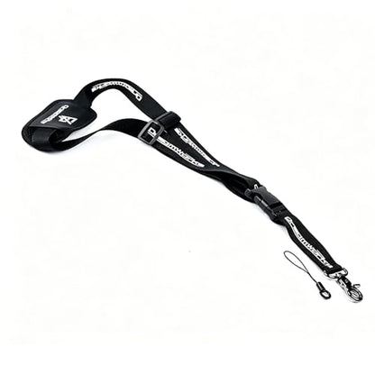 MEIVIFPV RC Transmitter Lanyard Adjustable Neck Strap for TX16S FrSky Jumper Remote Controller (Black) - color: Black