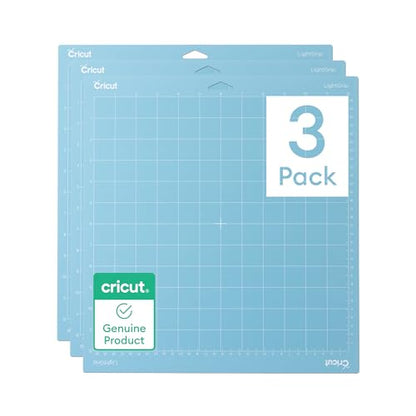 Cricut LightGrip Cutting Mats 12in x 12in (3 Count) - size: 12 in x 12 in, style: 3 Count