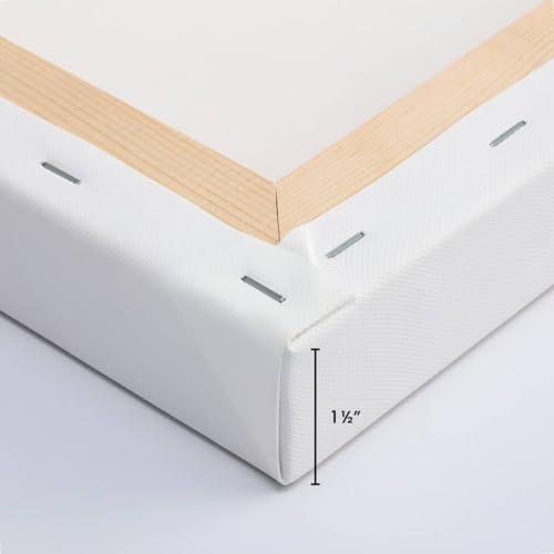 Creative Mark Mimik Recycled Stretched Canvas - 5x7 Box of 3 - Made from Recycled PET Plastic Bottles - Durable Archival Weave - Triple Acrylic Primed Painting Canvases - 400gsm, 1 - size: 5x7"