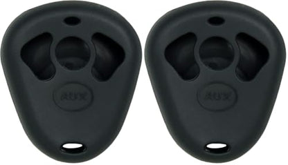 Keyless2Go Replacement for New Silicone Cover Protective Case for Viper Python Remote 474T- Black (Pack of 2) - size: 1 (Pack of 2)