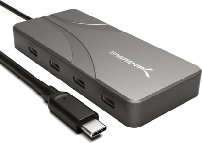 SABRENT OMNIPORT 7C USB-C Hub, 6-Port, 100W PD (HB-UC7C) - size: 6-Port Data Hub
