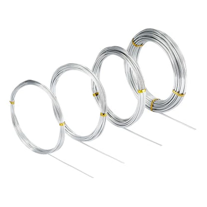 4 Pcs Aluminum Craft Wires,for Sculpting Armature DIY Jewelry Making