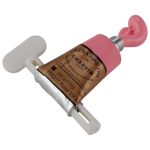 Creative Mark Key Tube Squeezer Set, Paint Saver for Artists - 3 Assorted Sizes, Durable Plastic, Leak-Proof Tube Roller for Oil Paint & More - 24 Pack