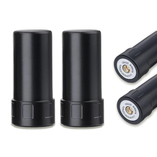 Multi-Band GNSS Passive Antenna GPS GLONASS Beidou Receive-Only Antenna - color: Black 2Pack