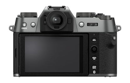 Fujifilm X-T50 Mirrorless Digital Camera XF16-50mmF2.8-4.8 R LM WR Lens Kit - Charcoal Silver Bundle with Additional Accessories