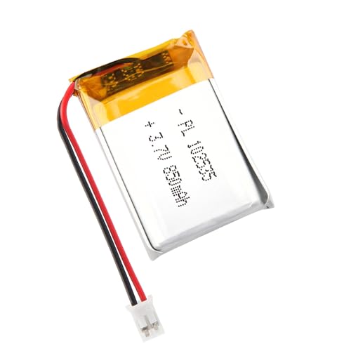 102535 3.7V Lipo Battery 850mAh 102535 Rechargeable Lithium - size: 102535 850mAh