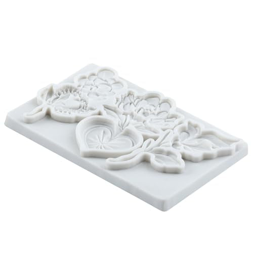 Flower Resin Silicone Mold Flower Heart Polymer Clay Molds - color: Style I