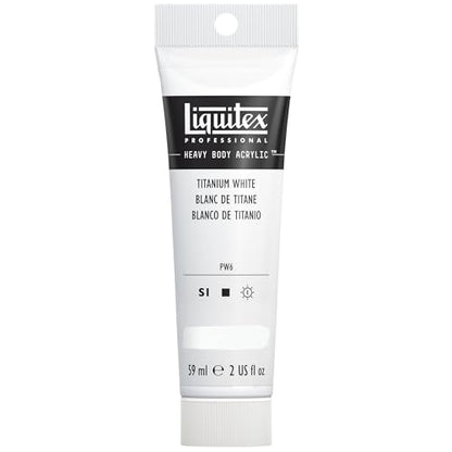Liquitex Heavy Body Acrylic Paint, 2-oz Tube, Titanium White - color: Titanium White, style: 2-oz Tube