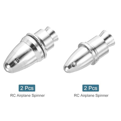 MECCANIXITY Propeller Adapter RC Plane Airplane Spinners, 3mm Aperture and 5/6mm Output Axle Propeller Adapter Saver for Shaft Brushless Motor Speed Controllers, Pack of 4 - size: 3mm x 5/6mm