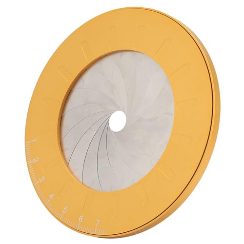 Ejoyous Circle Drawing Maker, Adjustable Stainless Steel Metal Round Circle Template Drafting Drawing Ruler Measuring Tool for Circles, Professional Geometric Drafting Tool with Scale