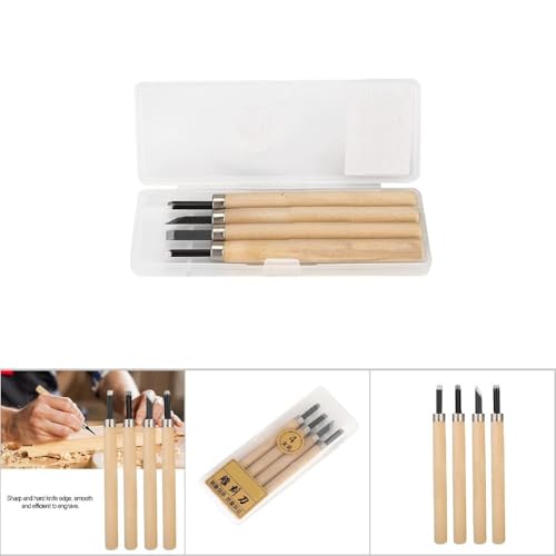 4-Piece Wood Carving Knife Set for Rubber Stamps, #1 - size: #3